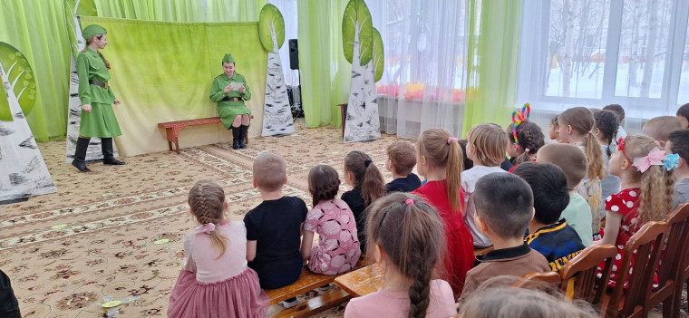 28 февраля в дошкольном отделении выступили МАУ «Театр актера и куклы «Петрушка».